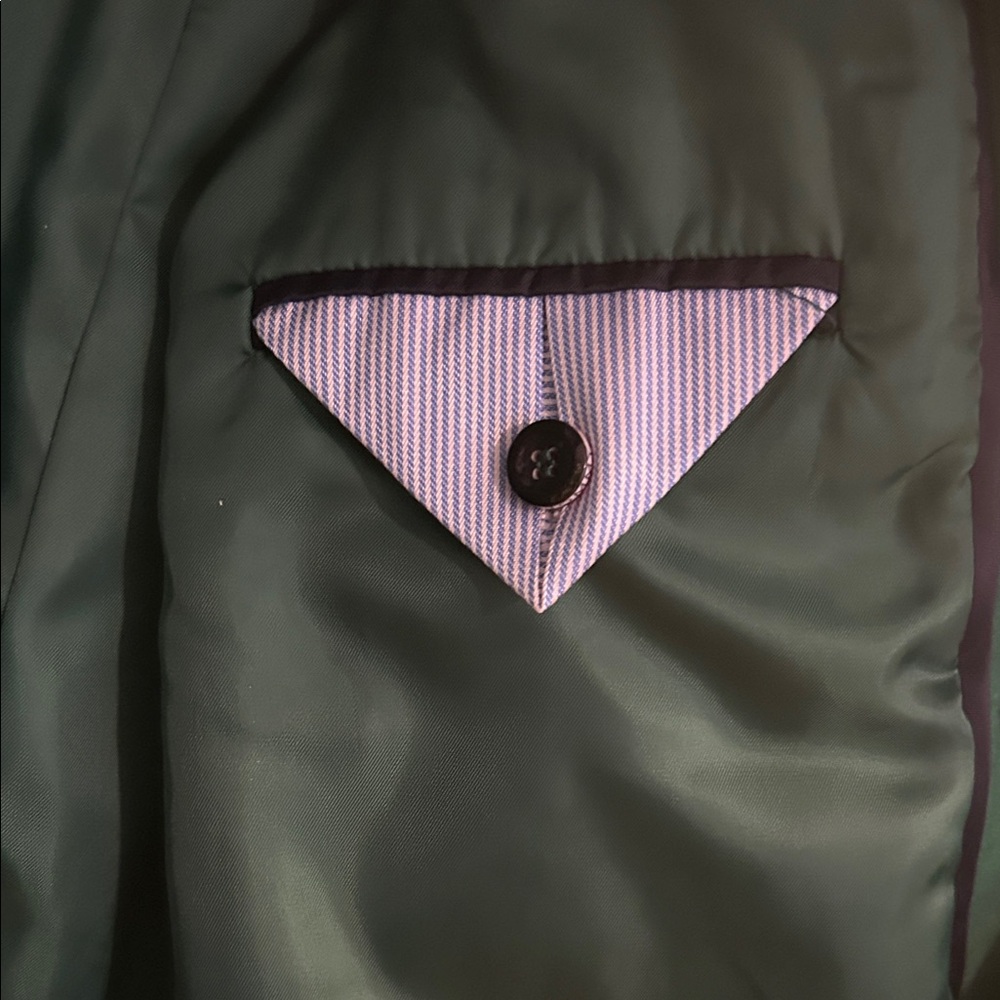Tommy Hilfiger Classic Green Pea Coat - Women’s Size 4 - Picture 9 of 12